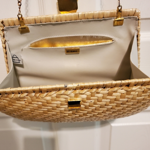 Vintage- Vanessa Straw Shoulder Bag - Picture 7 of 8